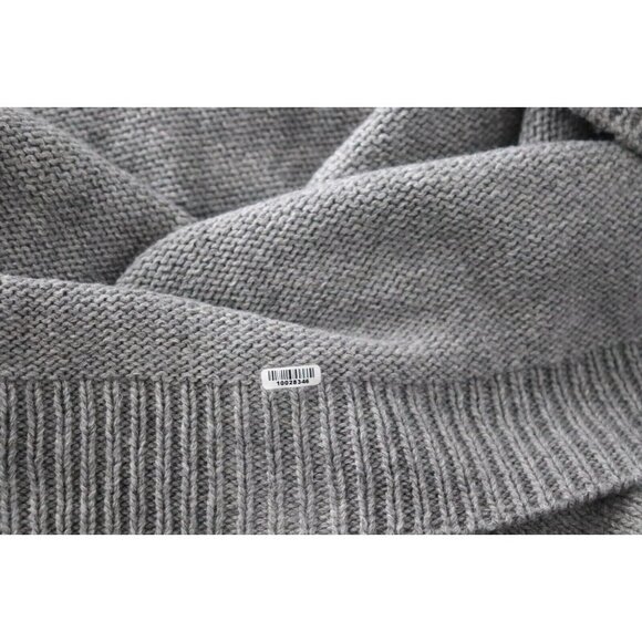 Weekend Max Mara Womens Medium Gray Pullover Sweater Round Neck Boxy Knit Jumper - Picture 4 of 6